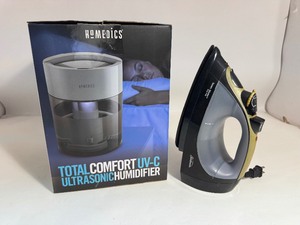 HoMedics Ultrasonic Humidifier & Sunbeam Iron