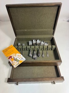 Stainless Steel Silverware Set With Case
