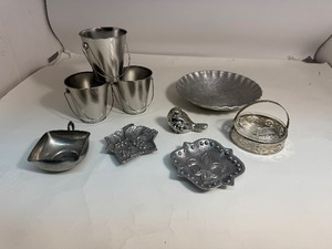 Lot of Silver Colored Items