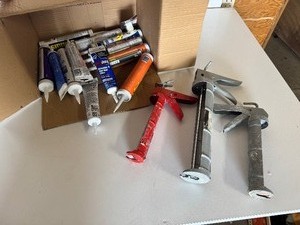 Caulking Guns & Various Sealantfiller Tubes