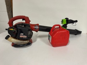 Craftsman 25cc 2-cycle Gas Handheld Leaf Blower W Gas Can. Works Great