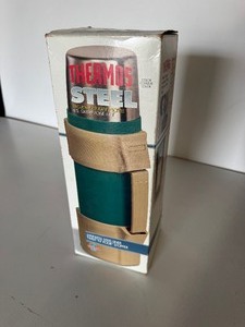 Vintage Turquoise Heavy Duty Thermos Brand Vacuum Bottle 1 Quart Stopper