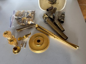 1960s Vintage Plumbing - Gold Plated
