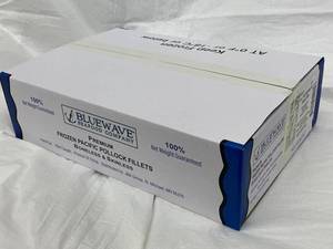 E - Blue Wave Sea Food Company Premium Frozen Pacific Pollock Fillets - 10 lb