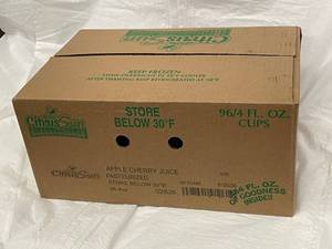 D - CitrusSun Apple Cherry Juice Pasteurized - 96x4 oz Cups