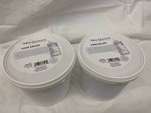 H - Mrs. Gerrys Ham Salad - 5 Lbs Per Tub (Lot of 2)
