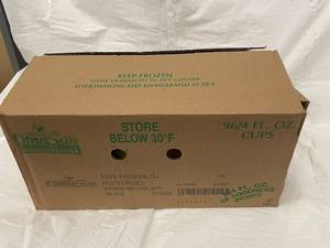 D - CitrusSun 96 4 oz Orange Juice Cups - 100% Frozen Pasteurized - Store Below 30F