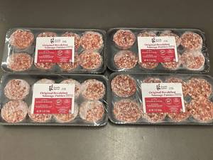 J - Good & Gather Original Breakfast Sausage Patties 12 oz - 4 Trays
