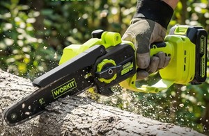 Mini Chainsaw Cordless 8-Inch Electric Chainsaw $89.99 Retail - Brand New