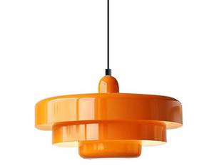 Orange Danish Modern Pendant Lamp $99.99 Retail - Brand New