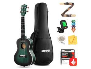 Donner Concert Ukulele Professional 23 Inch Ukulele Bundle $79.99 Retail - Brand New