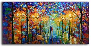 Tyed Art Contemporary Landscape Canvas Wall Art $99.99 Retail - Brand New