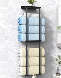 Wall Mounted Towel Rack Organizer $32.99 Retail - Brand New