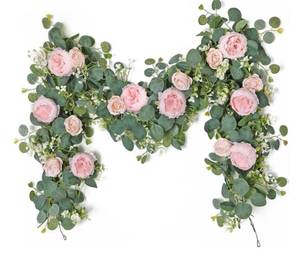 Artificial Rose Vine Flower Garland Set - Brand New