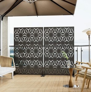 Metal Privacy Screen Panel $129.99 Retail - Brand New