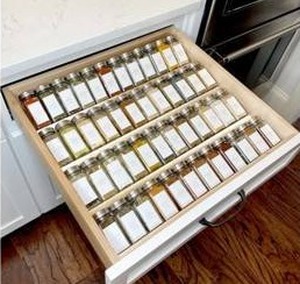 Acrylic Spice Drawer Organizer Separators - Brand New