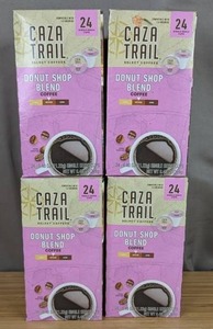 Caza Trail Donut Blend Coffee K Cups 4 Boxes 96 Count $59.99 Retail - Brand New