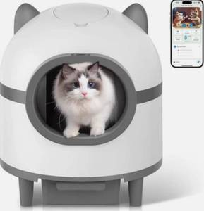 Automatic Self Cleaning Cat Litter Box with App Control $299.99 Retail - Brand New