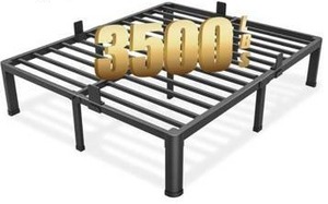 Queen Metal Bed Frame $109.99 Retail - Brand New
