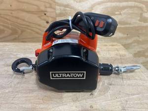 Ultra-Tow Portable Electric Winch, 120V, 1100-Lb. Horizontal and Vertical Capacity, Steel Cable, Brushless Motor MSRP $224.99