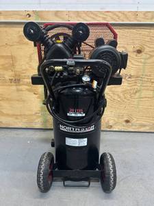 NorthStar Single-Stage Portable Electric Air Compressor, 2 HP, 20-Gallon, 5.0 CFM, Vertical MSRP $730
