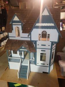 Erins House 1992 Grandpa Dollhouse With Accessories