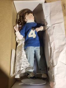 Gorham Sporting Kids Erins Up at Bat Doll With Coa & Bat