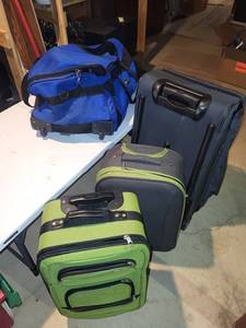 Mixed Luggage & Travel Bag Lot of 5