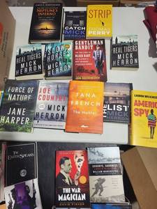 Mixed Lot of Thriller, Spy & War Books