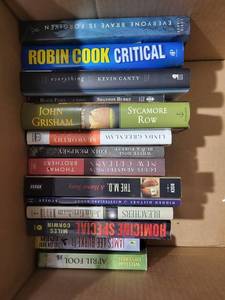 Robin Cook, John Grisham & Assorted Hardcover Novels