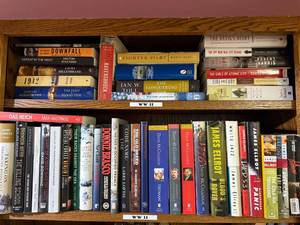 WWII & Military History Book Lot w McCullough Ellroy 35 Volumes