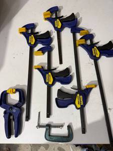 IRWIN Quick-Grip Clamp Lot Bar Clamps Plus Spring & C-Clamp