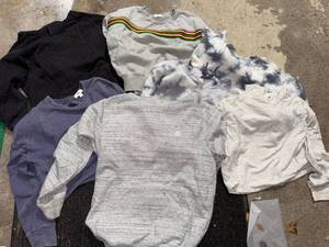 Womens Tops Sweatshirts Lot ML Volcom Socialite 6 Pc Good