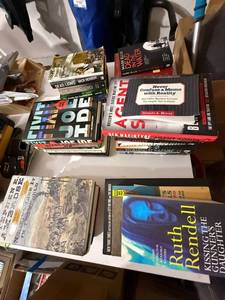 Mixed Lot Spy Mystery Crime & History Books Hardcover Paperback