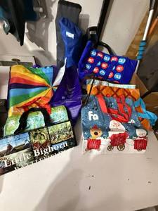Mixed Reusable Shopping Tote Bag Lot Kohls Aldi Albertsons Montana