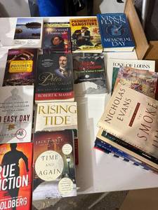 Assorted Hardcover & Paperback Book Lot 17 Mixed Fiction Nonfiction