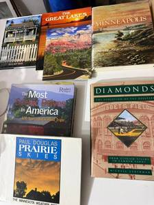 Hardcover Book Lot Travel Minneapolis Baseball Weather 6 Volumes