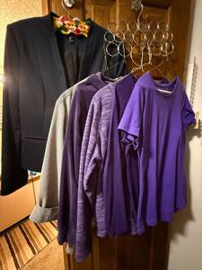 Womens Purple Tops Clothing Lot St. Johns Bay Worthington M PM