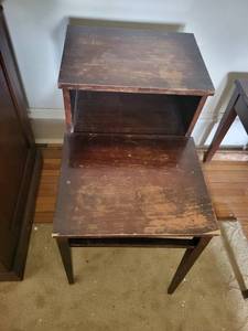 Vintage Two Tiered End Table