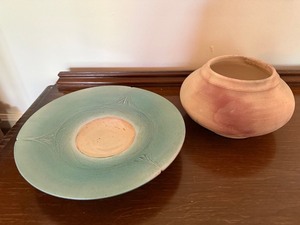 Studio Art Pottery Bowl & Vessel Lot Turquoise Pink Decorative