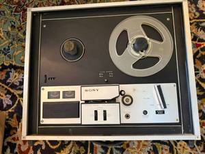 Sony TC-350C Reel to Reel Tape Recorder Stereo 350 Portable Case