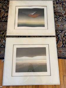 Samir Signed Limited Edition Framed Prints Pair Dawn East Mountain