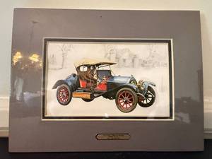 Gale Hendrickson 1912 Hudson Model 33 Runabout Framed Print Art