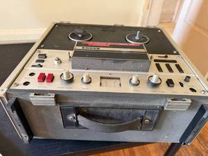 Sony TC-660 Reel to Reel Tape Recorder Auto Reverse Portable Case