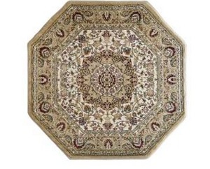 Traditional Octagon 4ft Area Rug $129.99 Retail - Brand New