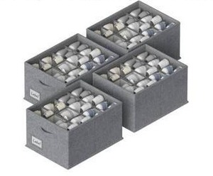 Foldable Shoe Organizer 4 Pack $39.99 Retail - Brand New