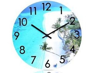 Beach Theme 16 Inch Outdoor Wall Clock $34.99 Retail - Brand New