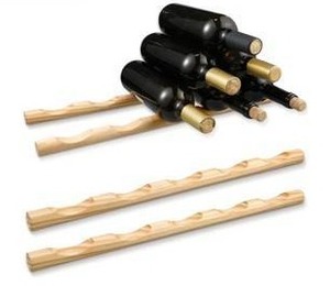 Wooden Wine Rack 4 Piece Set $32.99 Retail - Brand New