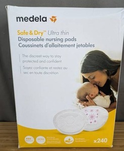 Medela Ultra-Breathable Nursing Pads Ultra Thin 240 Count - Brand New