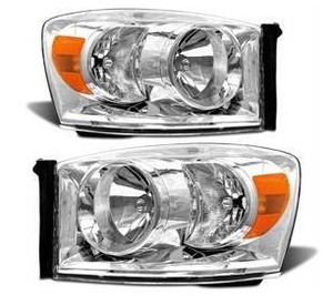 Headlight Assembly Pair for Dodge Ram 1500, 2500 and 3500 - 2006 to 2009 $114.99 Retail - Brand New